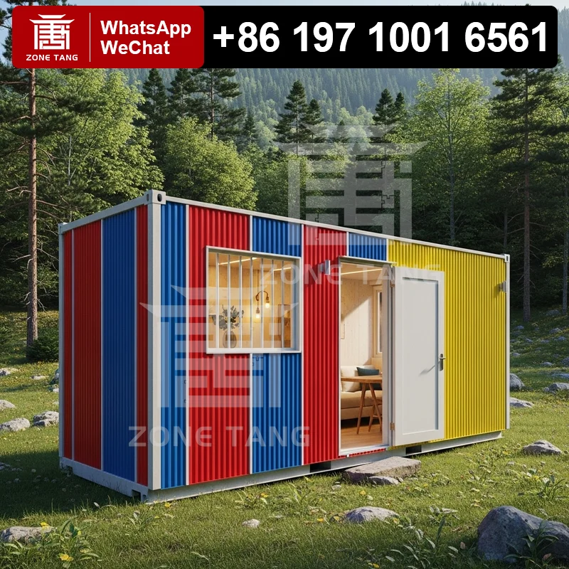 

Плоская упаковка для дома, легко модифицировать, небольшой дом, удобный сборный контейнер для доставки, домики, столовая, сделай сам, крошечные домики, прочная мода