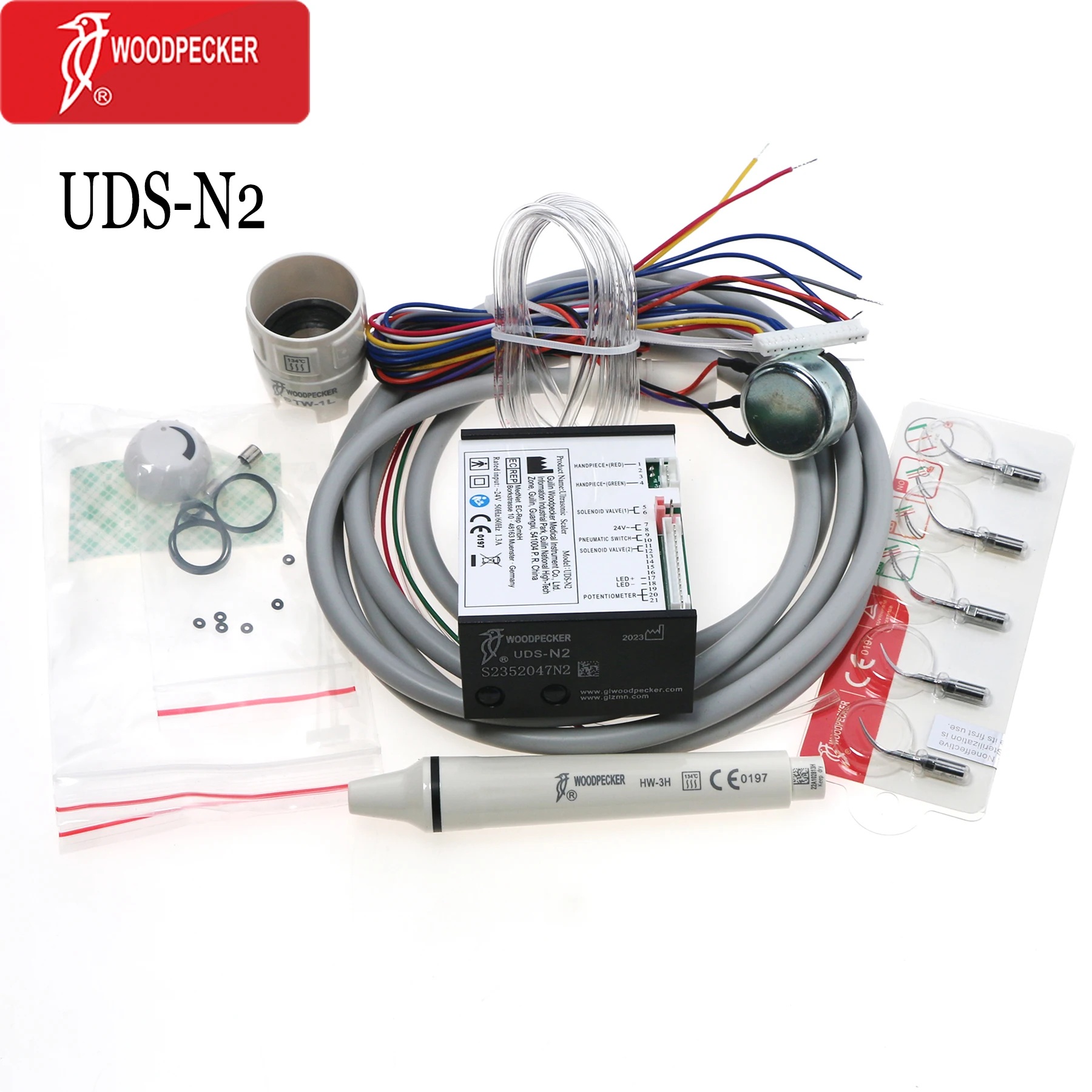 UDS-N2 100% Woodpecker Dental Built-in Ultrasonics Scaler DetachableHandpiece Fit EMS UDS HW-3H