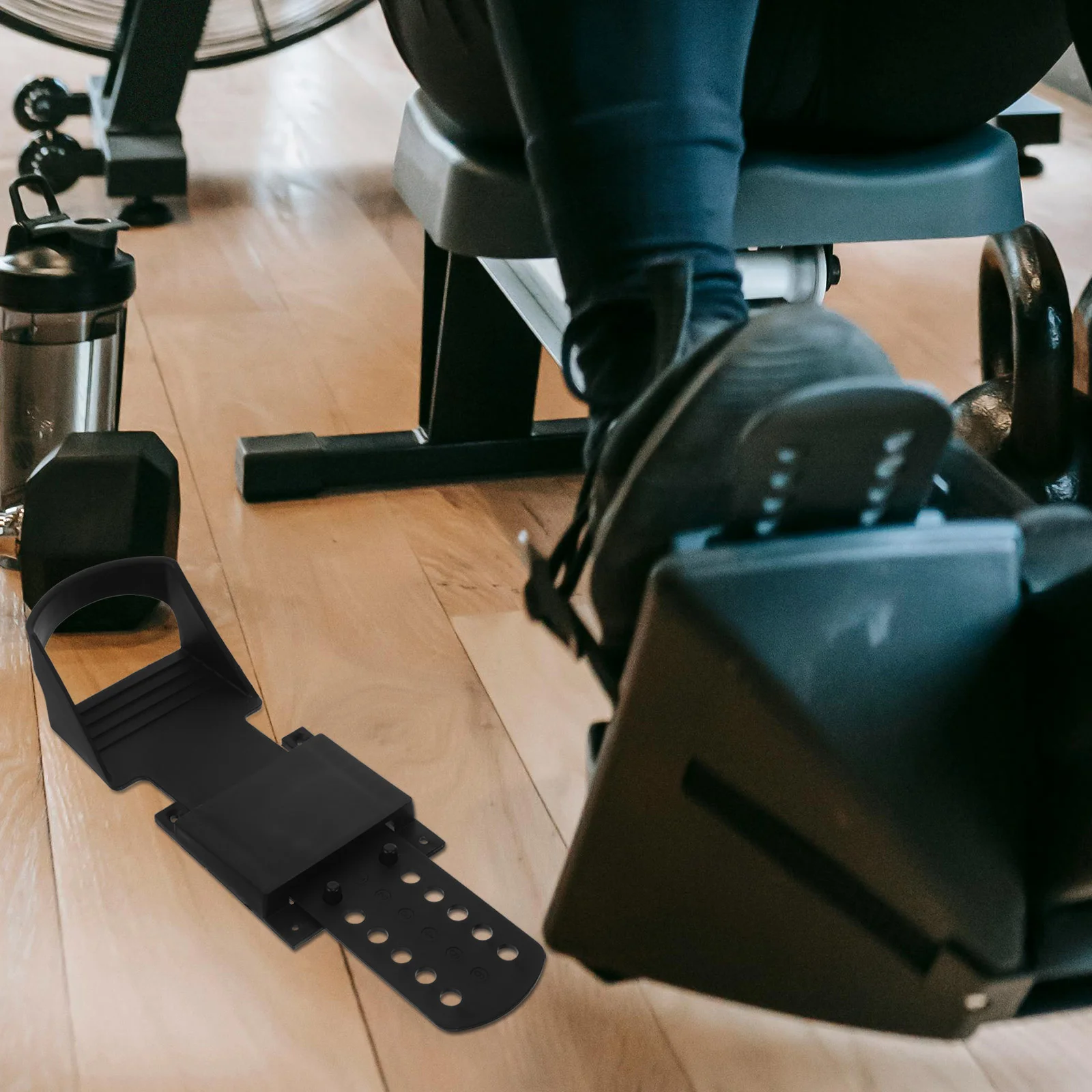 Machine à rames pour cyclisme en salle, pédale en plastique, fournitures de route, pédales plates, exercice de Cycle, Machines antidérapantes de voyage