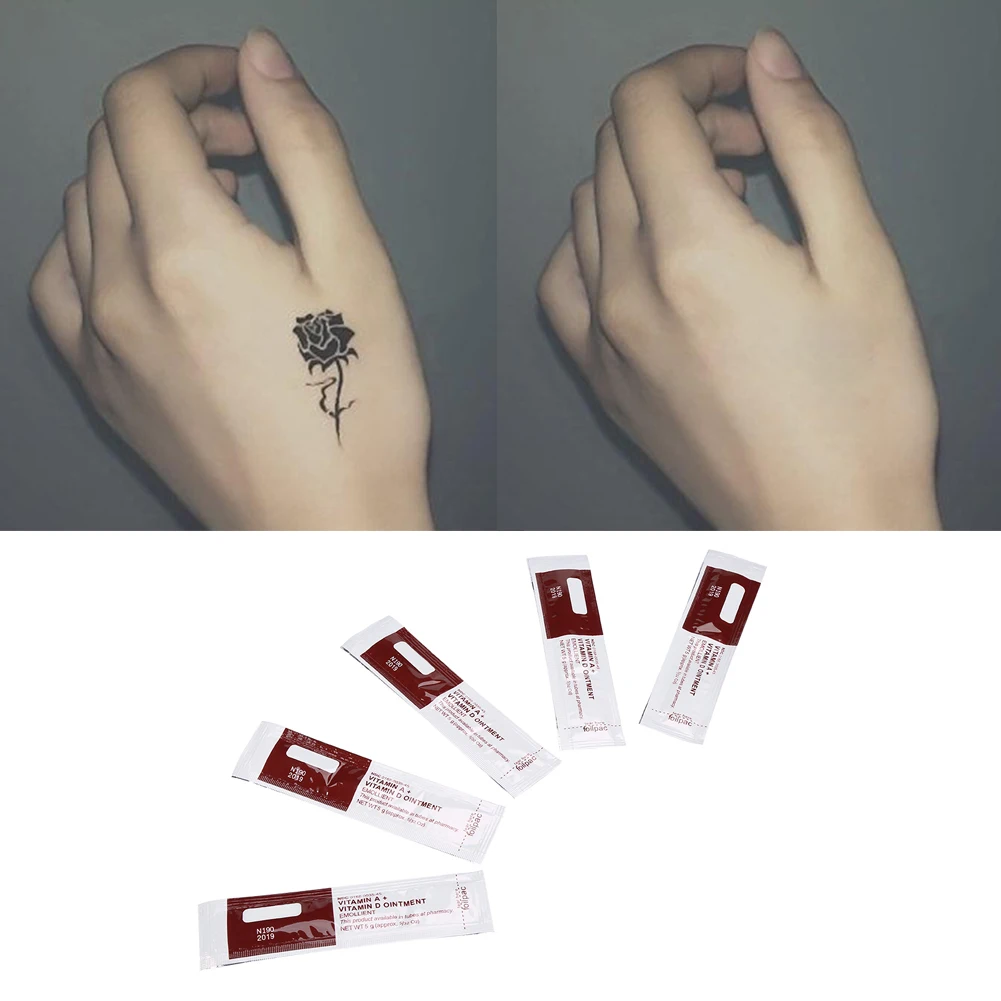 10pcs Recovery Ointment Set Permanent Makeup Tattoo Repairing Aftercare Recovery Vitamin A&D Ointment Cream Gel view 4