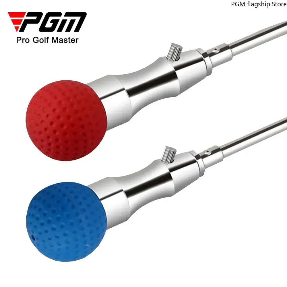 PGM Coach recomienda palo de práctica de Swing de Golf, suministros de práctica de Golf para principiantes, mango de goma con eje de acero inoxidable HGB002