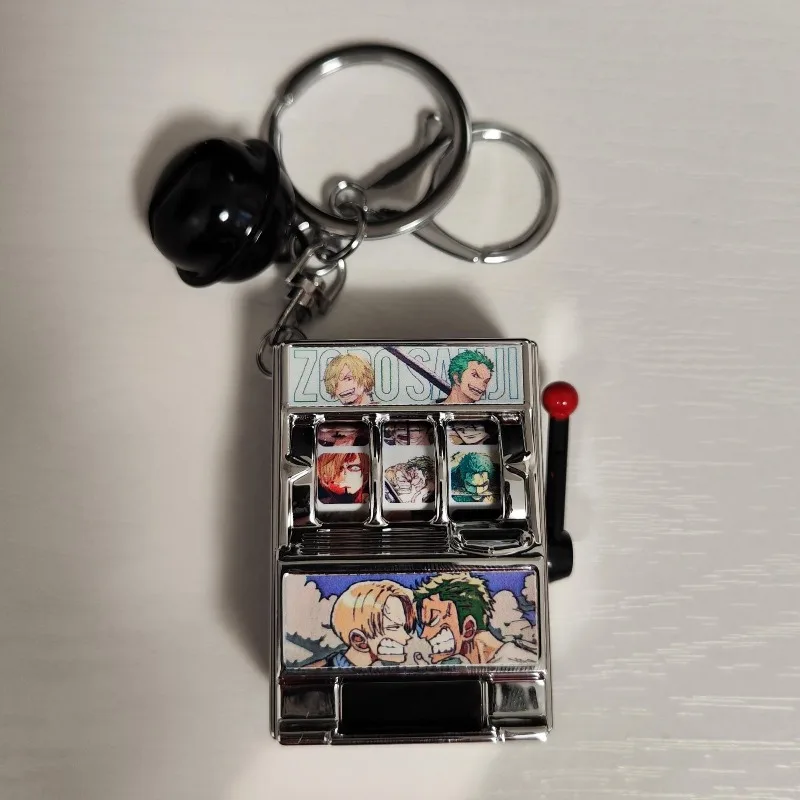 One Piece Monkey·D·Luffy Roronoa Zoro personalisierter kreativer Schlüsselanhänger für Studenten, zweidimensionales Dekompressionsspielzeug, Anhänger, Geschenke – Detail 5