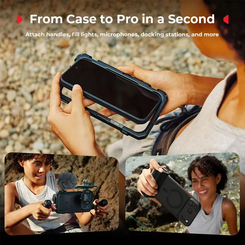 SmallRig FilMov Lightweight Photography Phone Case for iPhone 17 Pro/Pro Max Support Various Lenses / Filters Shooting 5549/5551