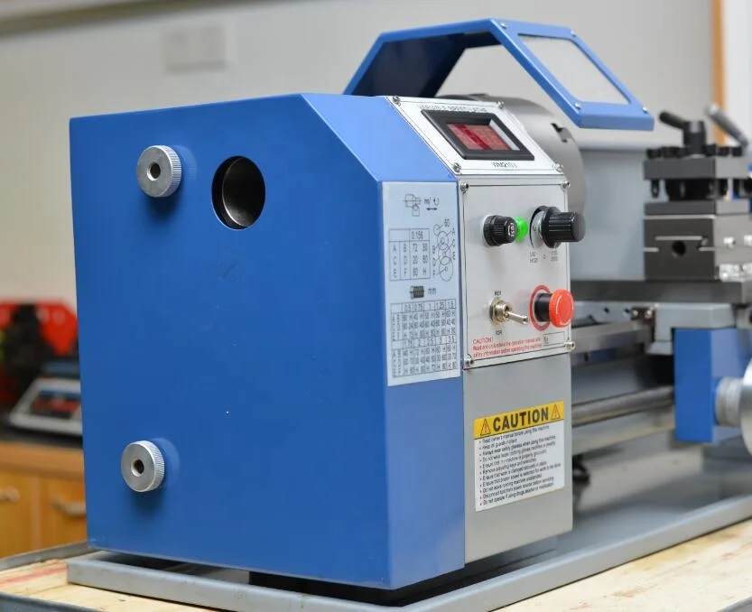 Airow Manual Lathe Machine D210V Mechanical Lathe Small Lathe Machine with Variable Speed