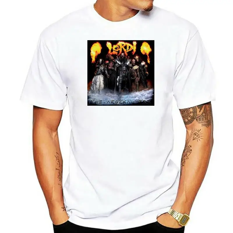 Lordi The Arockalypse 2007 Tour Black T Shirt New Official Band Merch NOS Humorous Tee Shirt