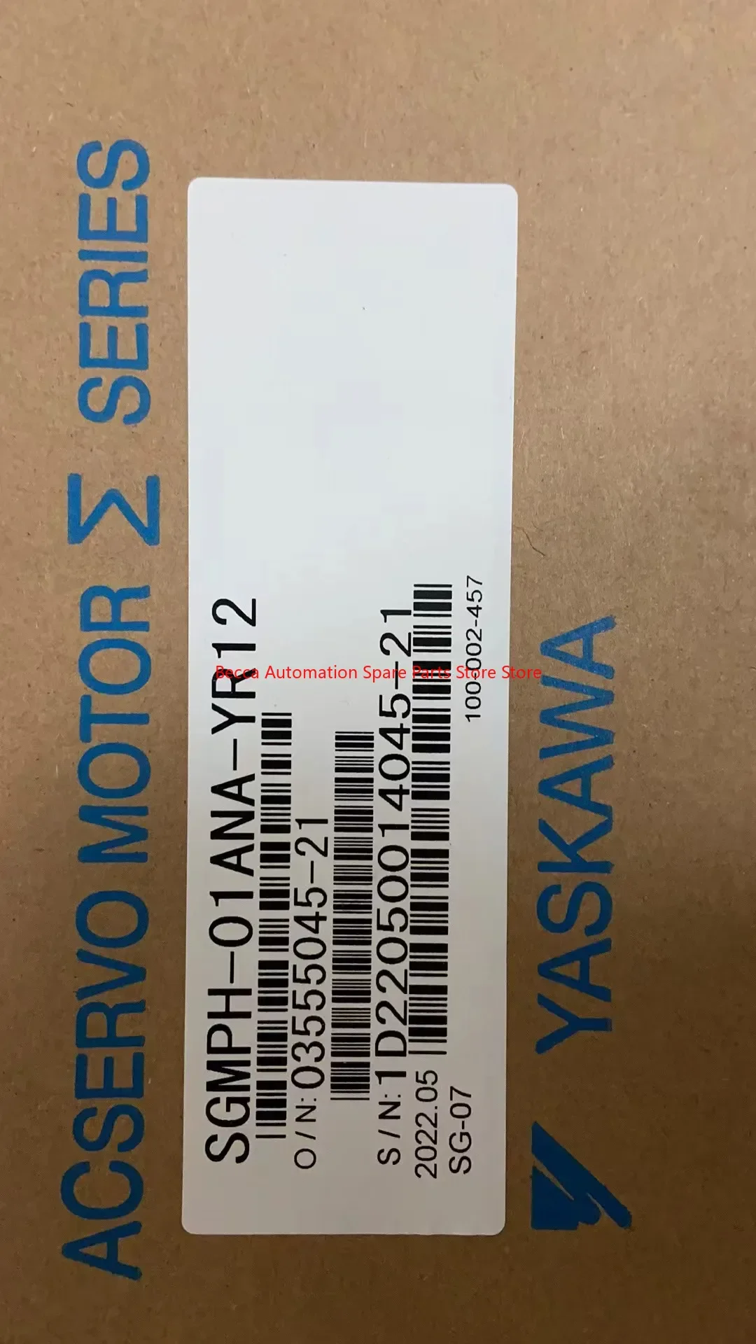 

SGMPH-01ANA-YR12 1pcs brand new Motor