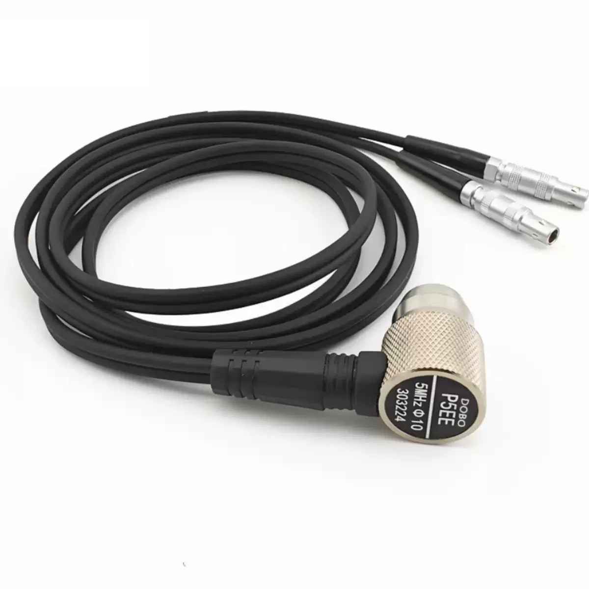 

Ультразвуковой толщиномер Sales 5МГц * 10 5P10 P5EE с датчиком для измерения толщины покрытий, узкопульсовым композитным чипом и зондом для проникновения в слой