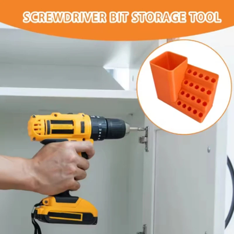 Professionelle Bohrer Racks Elektriker Schraubendreher Kopf Lagerung Rack Kompakte Schraubendreher Organizer Platzsparende Kunststoff Regal