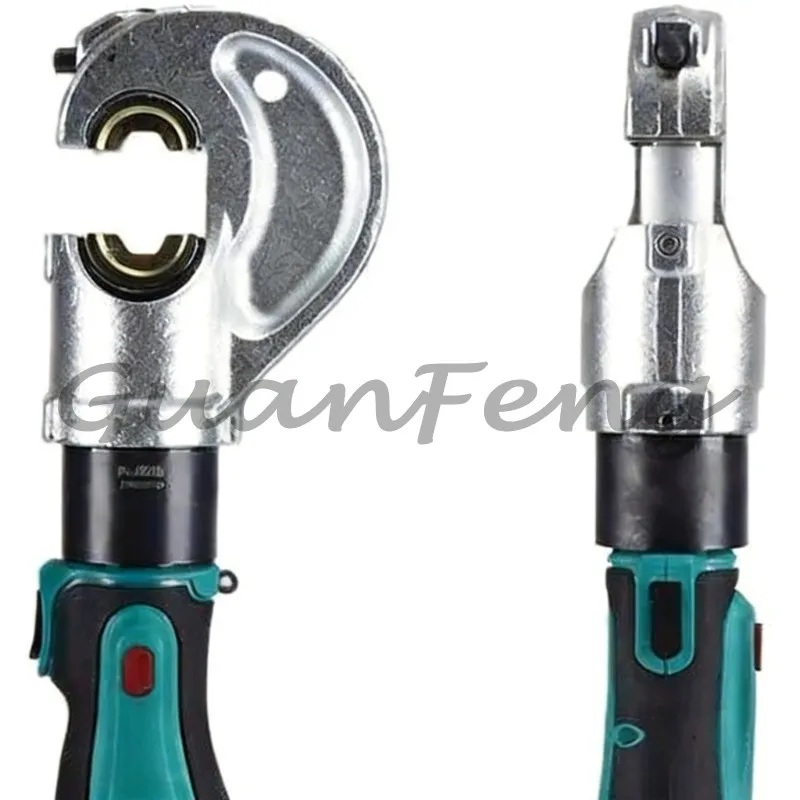 16‑400mm² Battery‑Powered Mini Hydraulic Crimping Pliers, Lithium‑ion Rechargeable Electric Cable Press Tool