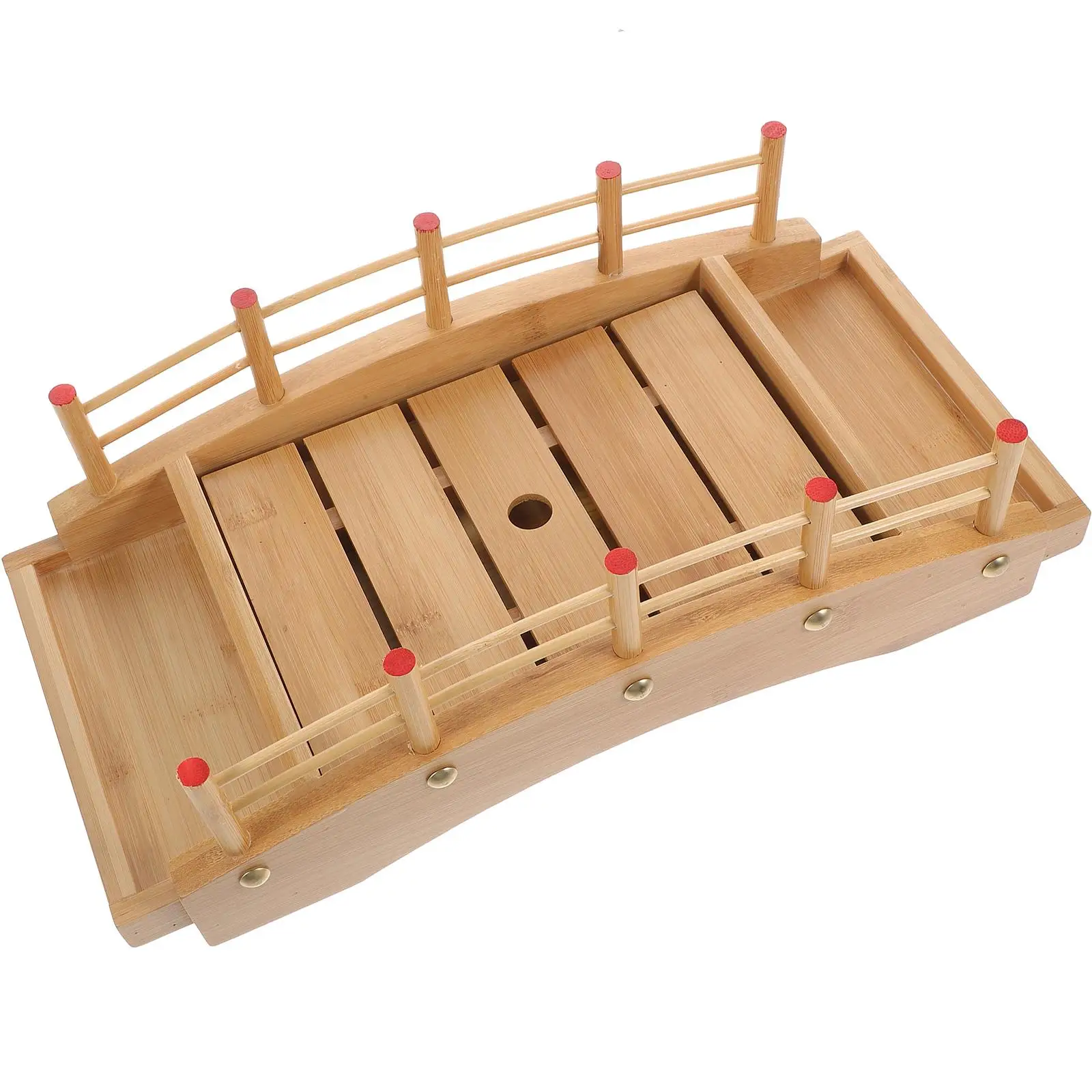 

Bamboo Sushi Platter Large Capacity Tray Japanese Style Plate Sushi Container Desserts Bridge Kitchen Accessories