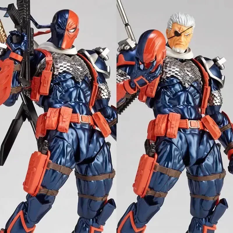 Deathstroke Figure Amazing Yamaguchi Revoltech Series Action Figure Collection Model Toy Joint Movable Doll Creative Present