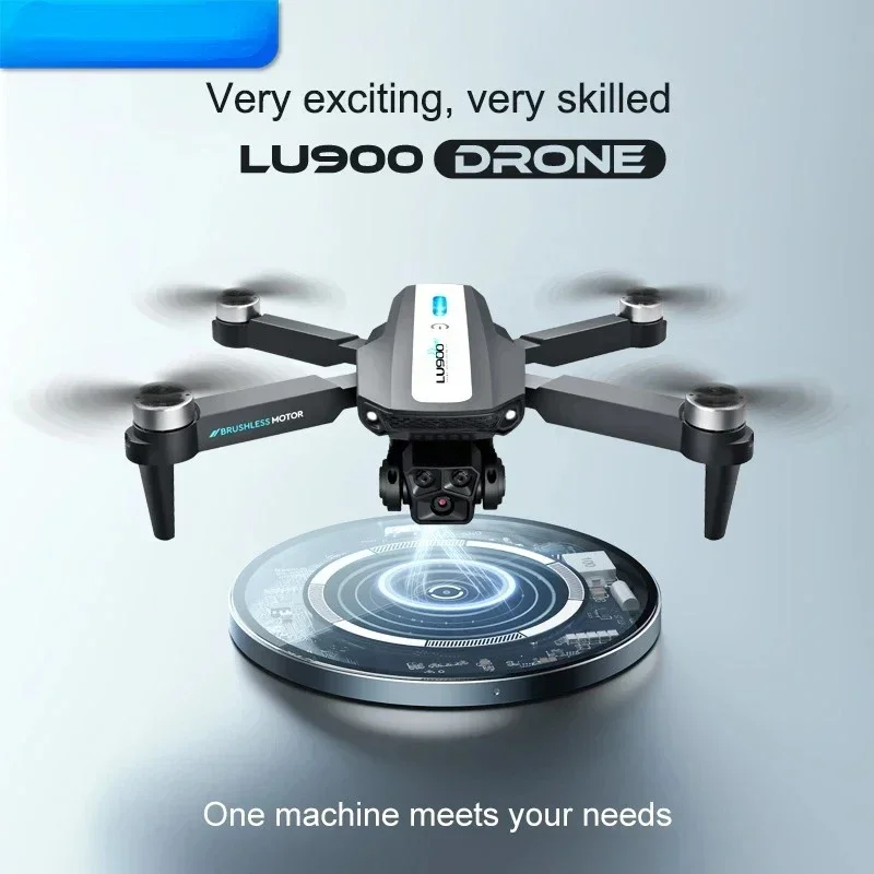 LU900 الطائرة بدون طيار 4K كاميرا مزدوجة HD التصوير الجوي واي فاي التوصيل البصري في جميع أنحاء تجنب العوائق فرش كوادكوبتر #3