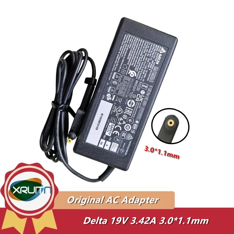 純正デルタ-adp-65de-b-19v-342a-65w-acアダプター充電器-acer-aspire-a315-22g-a315-55g-spin-1-sp114-31-swift-5-sf514-55t用