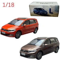 Diecast 1/18 Scale VW Model Car Touran L Alloy Car Model Volkswagen Touran Play Vehicles Toys for Boys Original Box