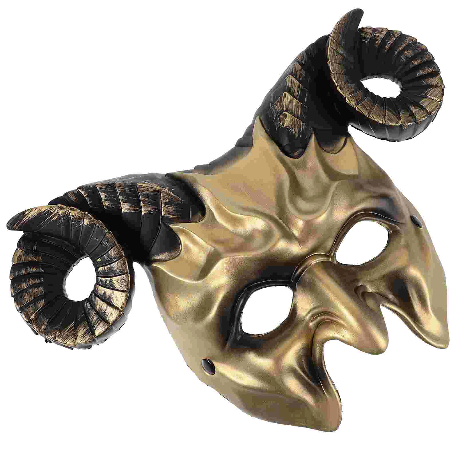 Halloween Horn Mask Costumes Masquerade Animals Decorative Face Novelty Outdoor