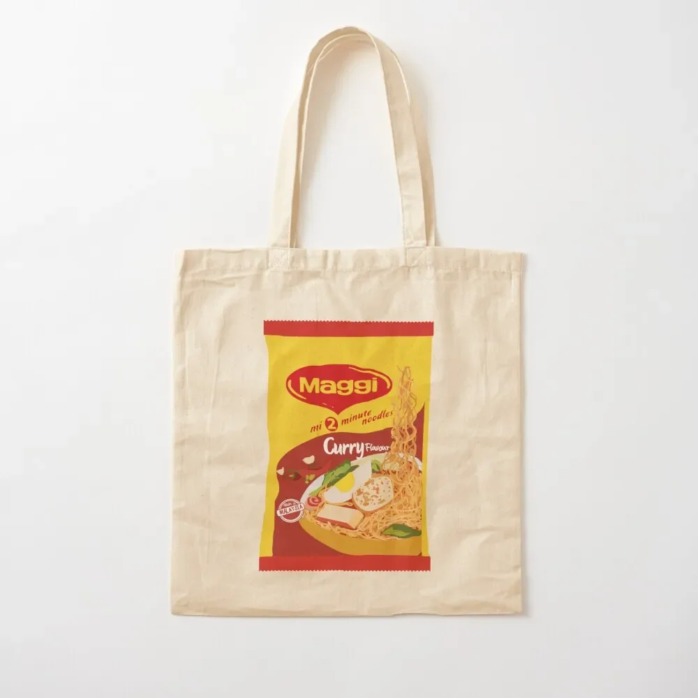 maggi noodle 2-minute pack: curry flavour Tote Bag bag for beach tote bag screen