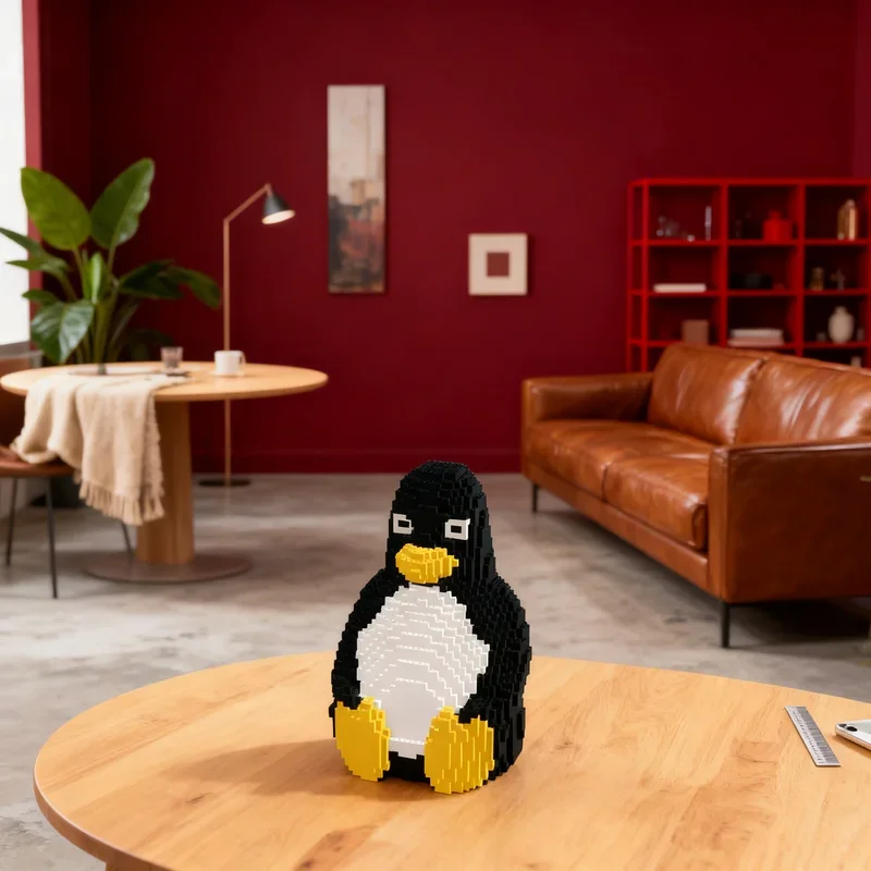 

2984pcs MOC Tux Penguin Sculptures Model Building Blocks Construction Christmas Gifts Toy Creative DIY Idea Brick Architecture