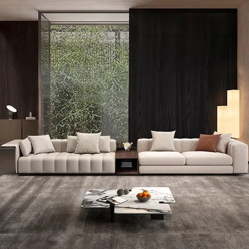 

Grande Sectional Living Room Sofas Recliner Minimalista Modern Luxury Sofa Leather Chaise Longue Sectional Sofa Cloud Couch