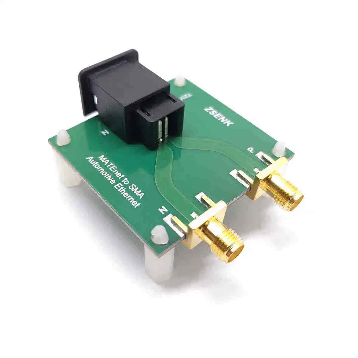 MATEnet to SMA Test Board Clamp 2304372-1 Vehicle Ethernet Test Flat AE6943A