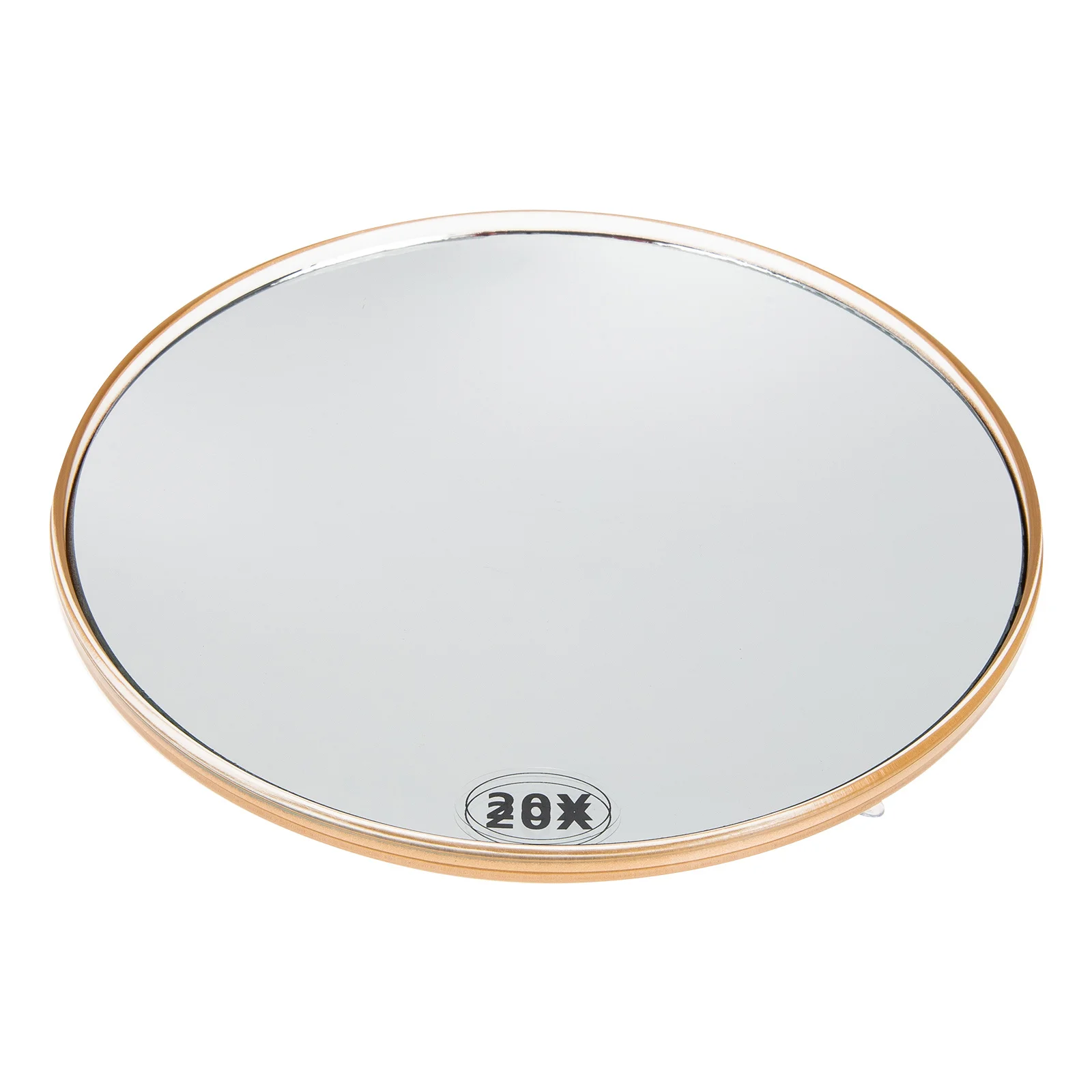 Miroir avec grossissement 20X ventouse salle de bain maquillage rond voyage maison miroir pour une visualisation claire
