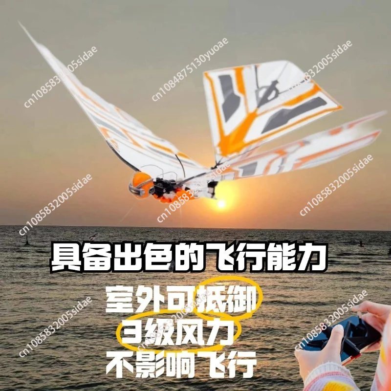 Fly Bionic Bird Dragonfly Intelligent Automatic Assisted Flapping Wing Aircraft Remote Control Drone For Indoor Outdoor
