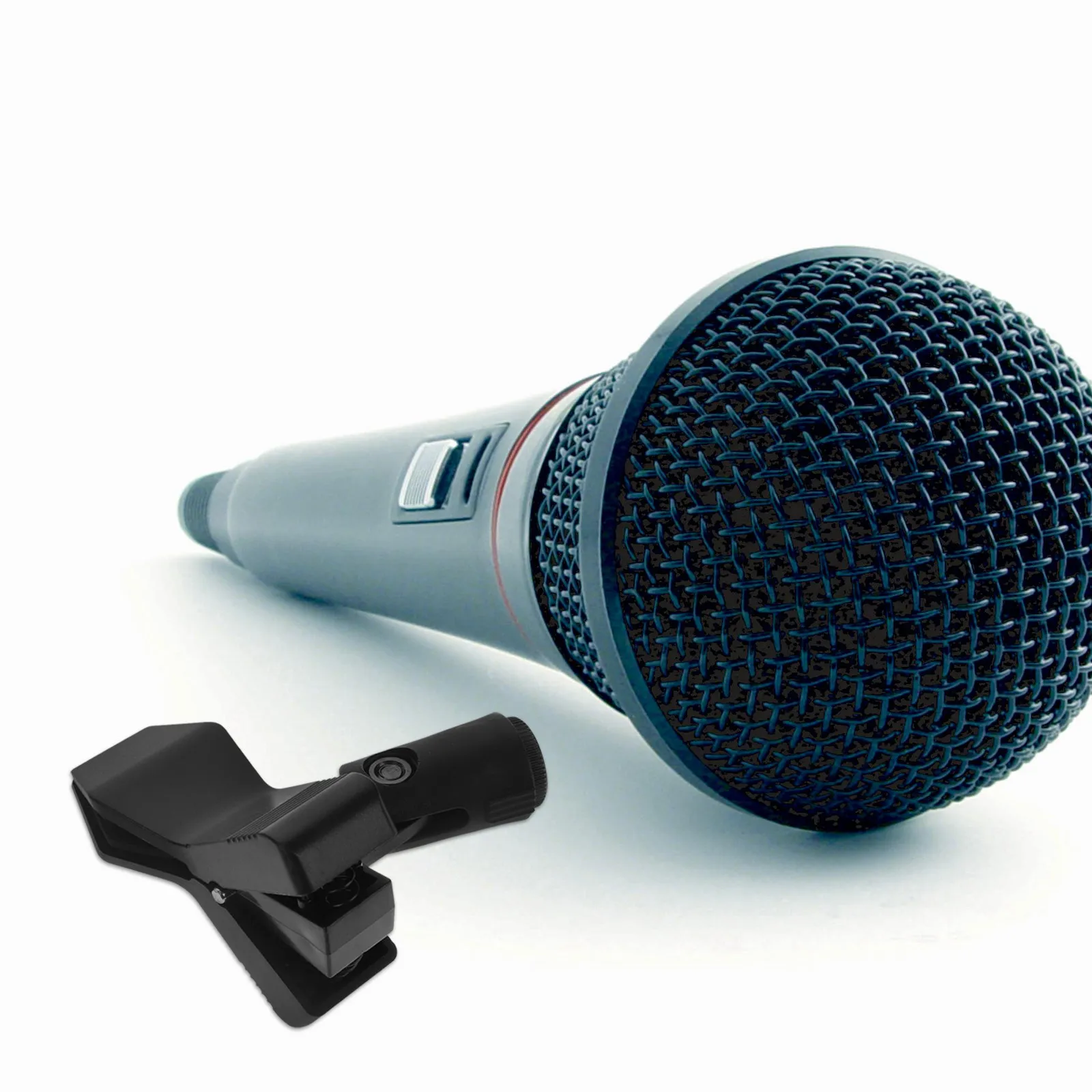 

Универсальный держатель для микрофона, 4 шт., прочный пластиковый зажим для ручных беспроводных и проводных микрофонов, надежный крепеж для живых выступлений