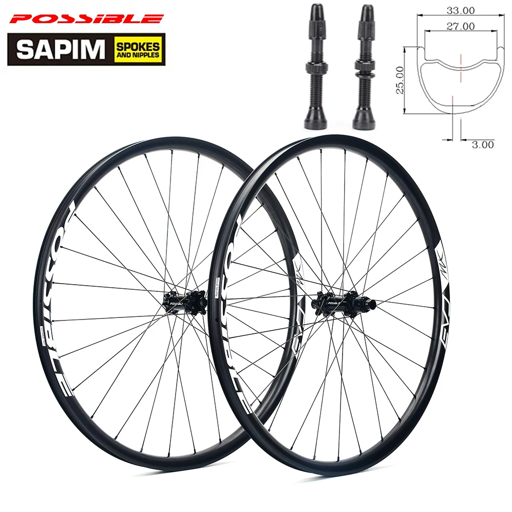 29er 27.5 MTB Wheels Super Light Ratchet structure MTB Hub Mountain Bike Carbon Wheel Tubeless Ready XC Wheelset Hookle