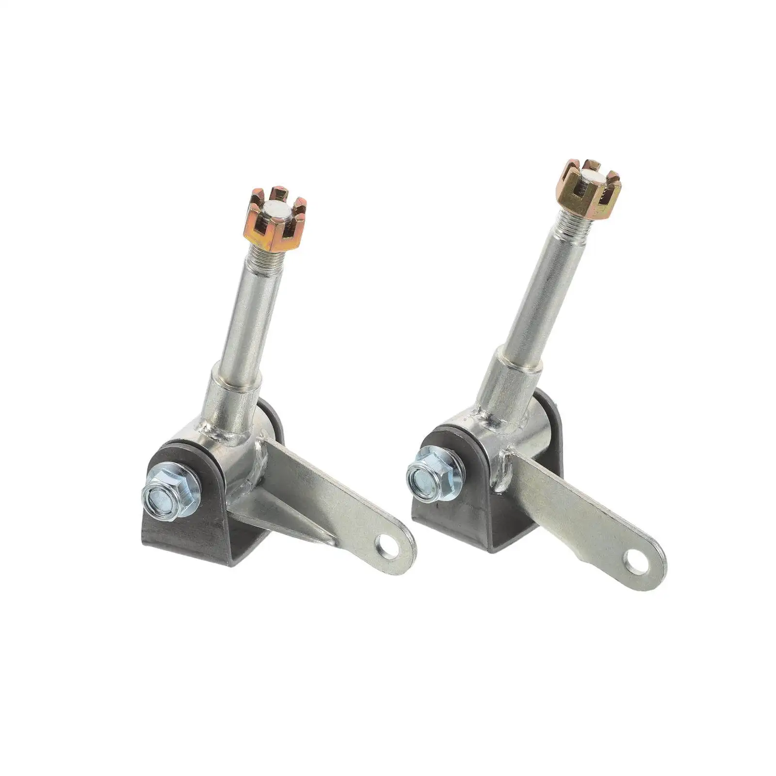 1Pair Quad Bike Steering Knuckle Spindle Front Axle for Kart Atv 15Mm Precision Fit Enhanced Braking Stability Outdoor Use