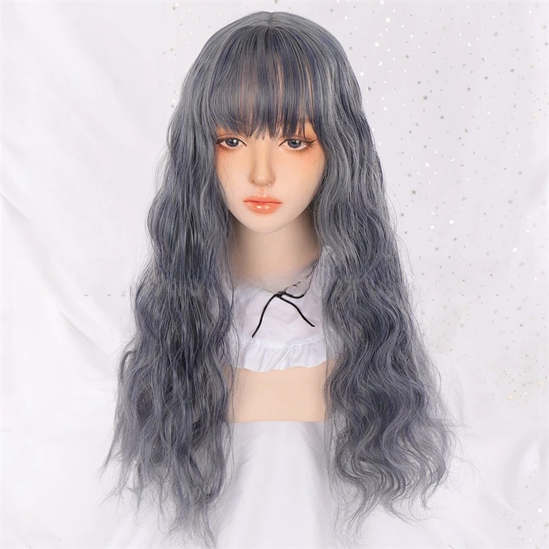 

Синтетический парик из высокотемпературного волокна, имитирующий кожу головы, женский, короткий, прямой, с челкой, машинного плетения, из волокна, для женщин