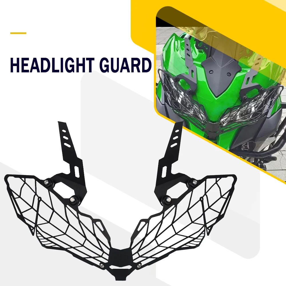 

Motorcycle Accessories Headlight Guard Grille Headlight Protector Cover For Kawasaki KLE1000 KLE 1000 2019 2020 2021 2022 2023