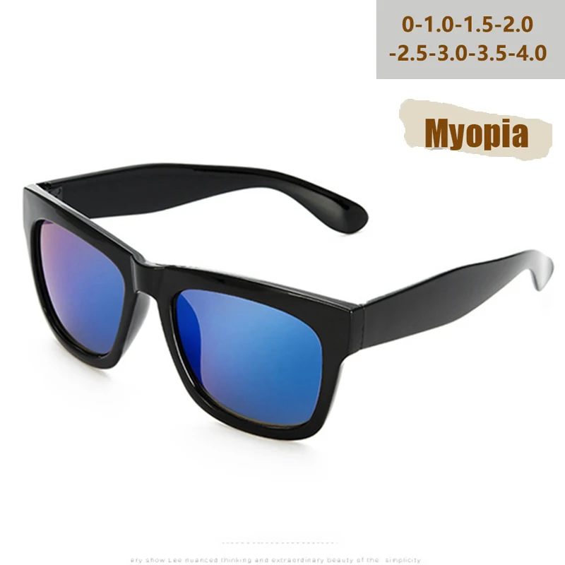 Modische Damen-Sonnenbrille mit quadratischem Rahmen, Myopie-Sonnenbrille, Retro-Sonnenbrille für Damen, personalisierter Fahrspiegel 816