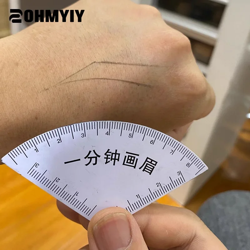 1pc Fast Drawing Eyebrow Design Ruler Microblading Mapping Tool Shaping Permanent Makeup Drawing Guide Ruler Tattoo Supply Reuse