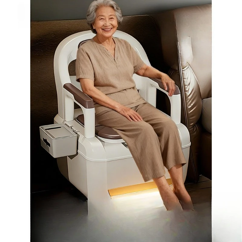 Elderly toilet movable toilet for elderly toilet chair home indoor pregnant woman adult portable non-slip and anti-odor