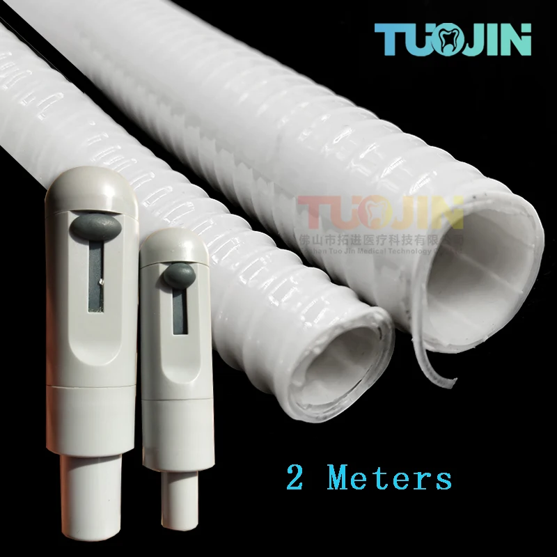 

2 Meter Dental Strong Weak Suction Tube Tubing Hose Pipes for Dentist Chair Turbine Unit Odontologia Dentistry Material Dentista