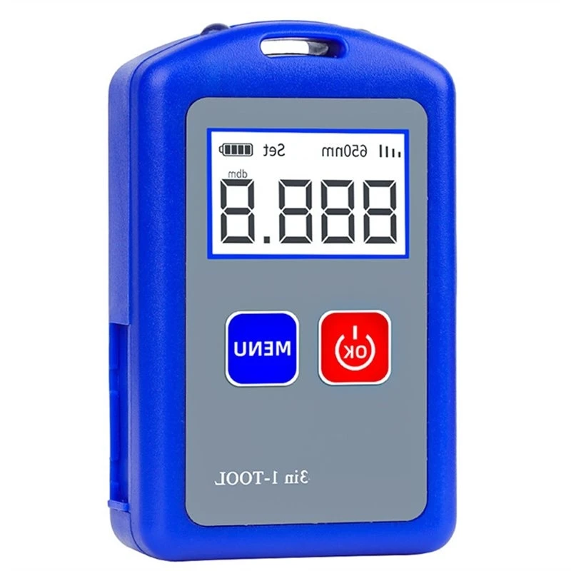 [B17B!】 Compteur de puissance optique rechargeable Type-C avec affichage de contrôle du faisceau rouge 15mW pour les travaux de