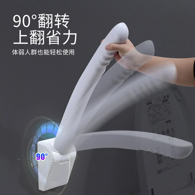 جهاز مساعد للمرحاض، أمان غير قابل للانزلاق، إطار مساعد خالٍ من العوائق للحمام