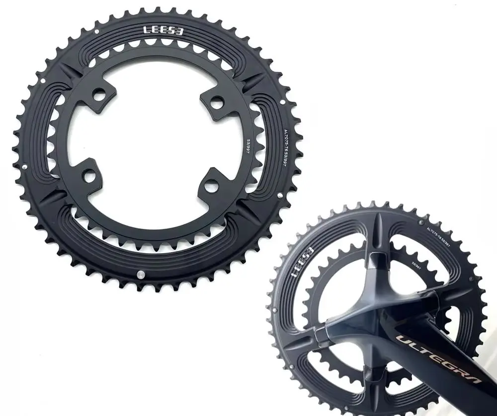 AEROWERK Leese 110 BCD Bicycle  Road Bike Chainring 50-34/52-36/53-39T Crown for R9100 R9200 R7000 R8000 R7100 R8100