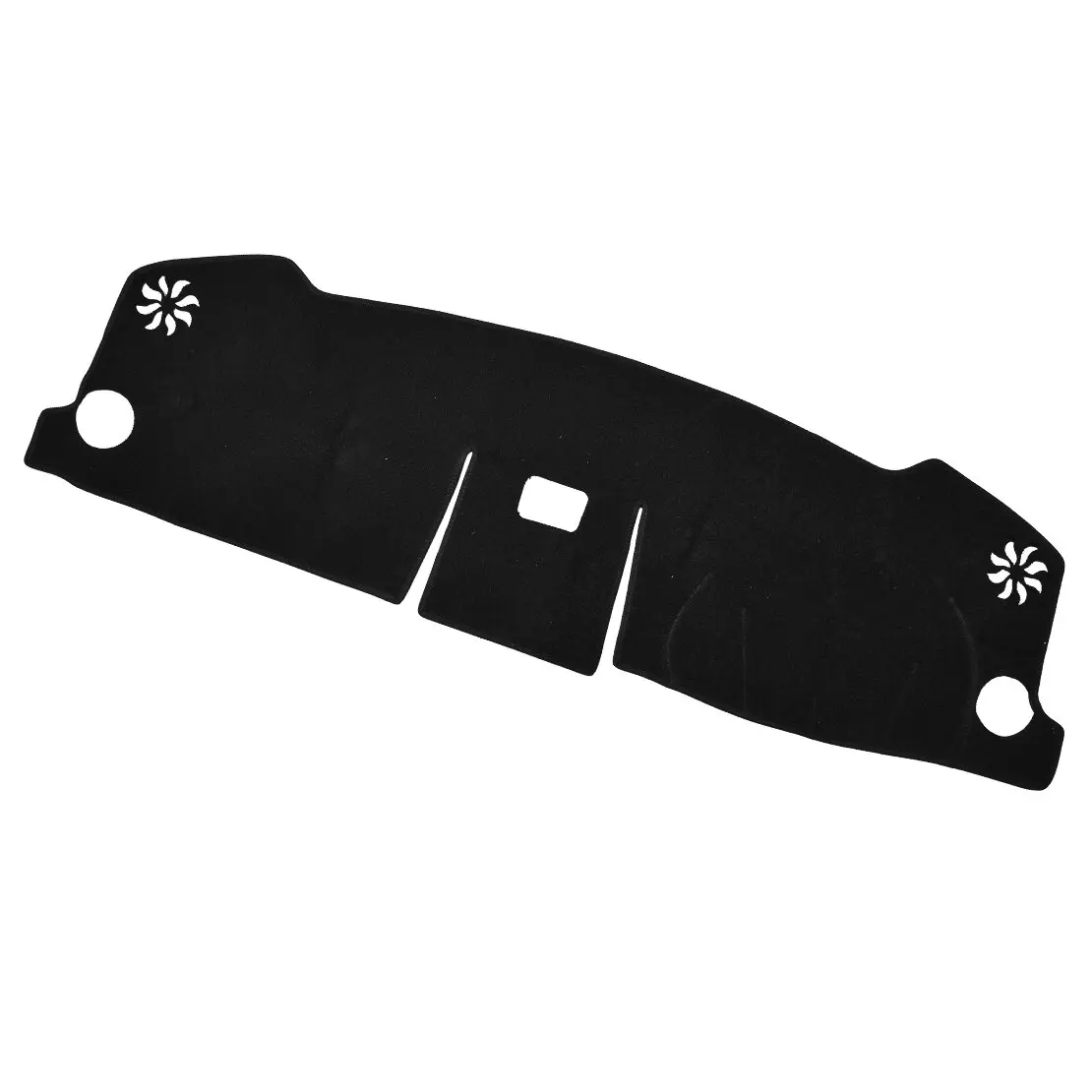 Alfombrilla antideslizante para salpicadero de coche, Protector de poliéster negro para conducción derecha, compatible con Honda HR-V HRV 2023-2024