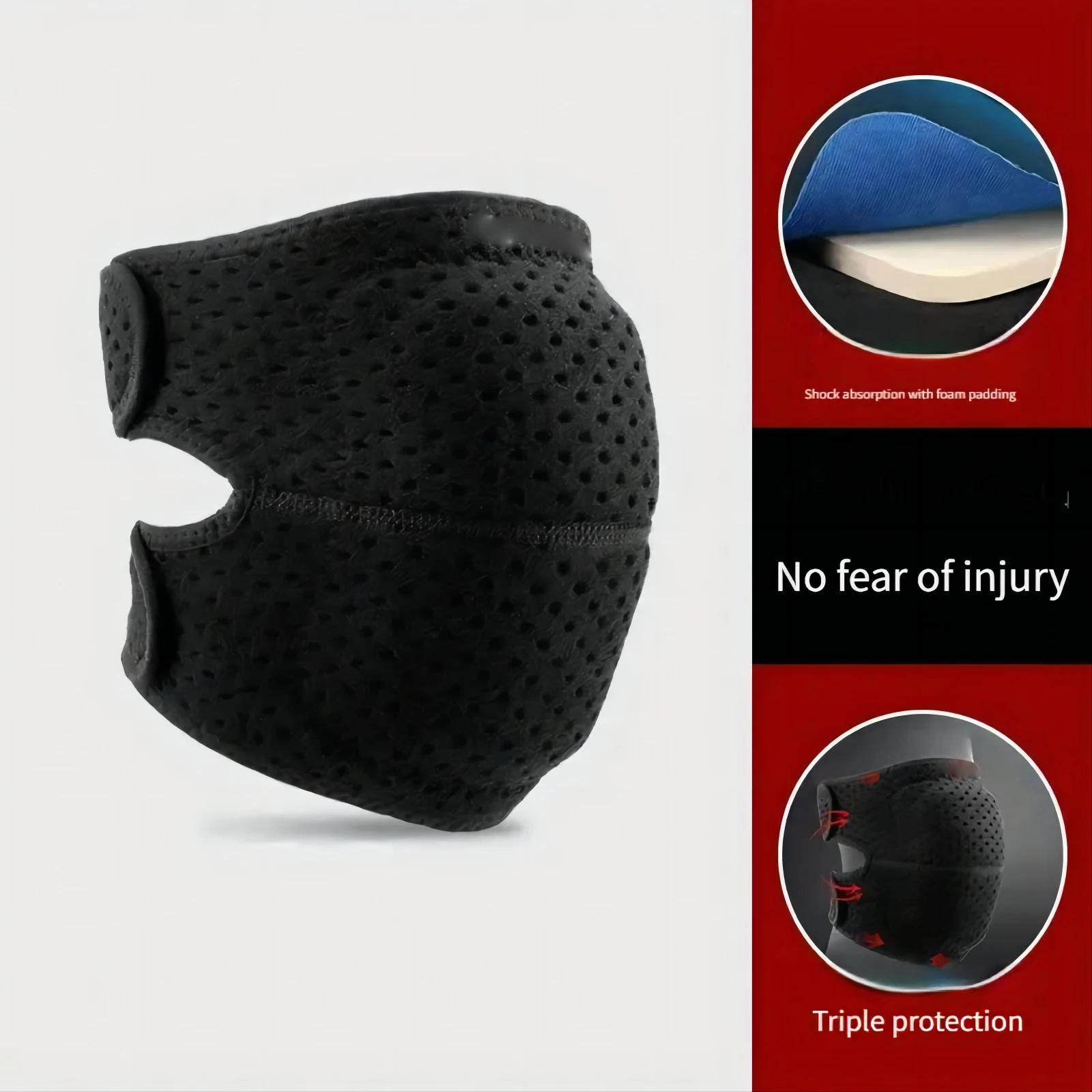 1Pair Sports Compression Knee Pads Elastic Protector Thickened Sponge Knees Brace Support for Dancing Workout Training