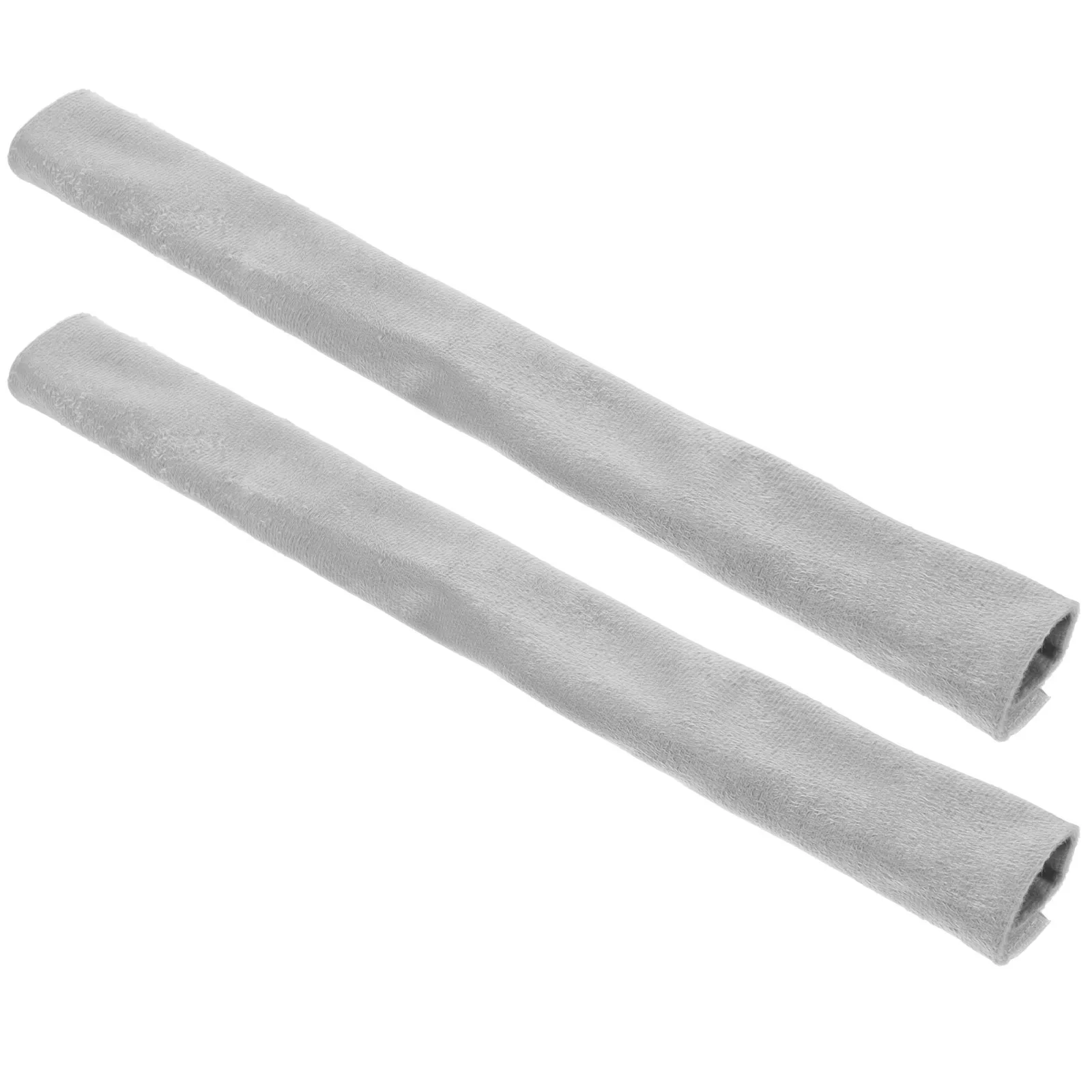 

2Pcs Oil Proof Handle Covers Detachable Soft Fabric Refrigerator Microwave Door Protector Kitchen Appliance Handle Cover