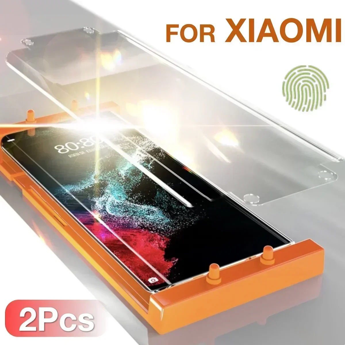 2Pcs For Xiaomi 14 13 12 10 11 Ultra Pro Civi Explosion-proof Screen Protector Protective With Install Kit ,Not tempered glass