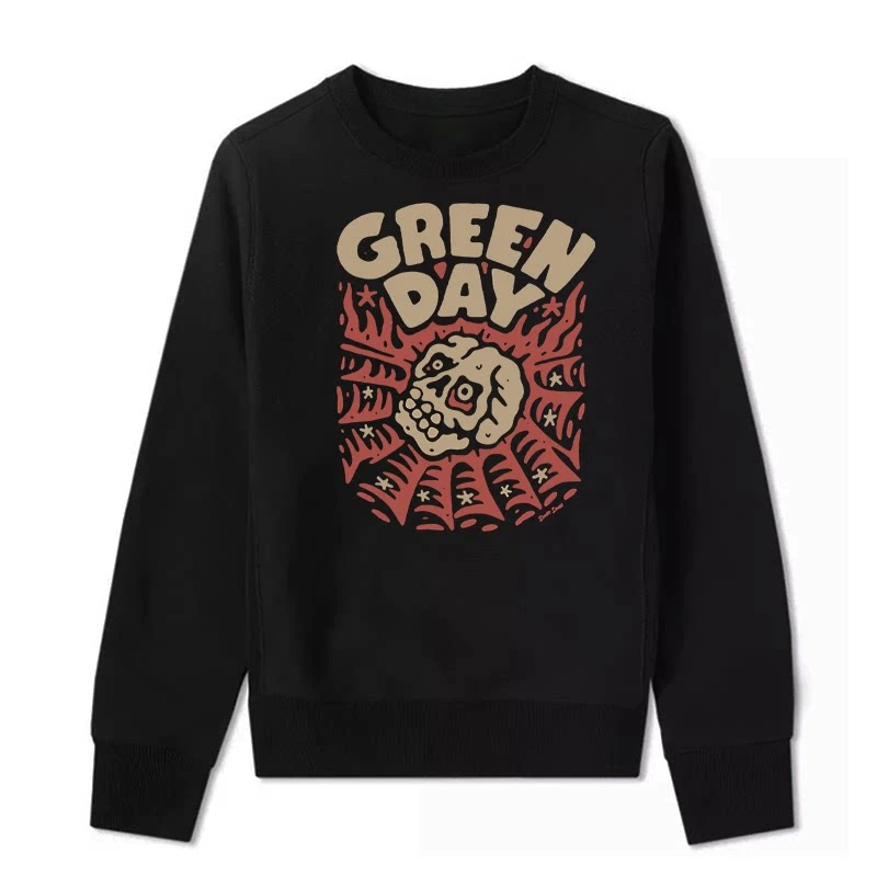 Sudaderas con Capucha Casuales de Estilo Rock Punk de Green Day para Hombre y Mujer