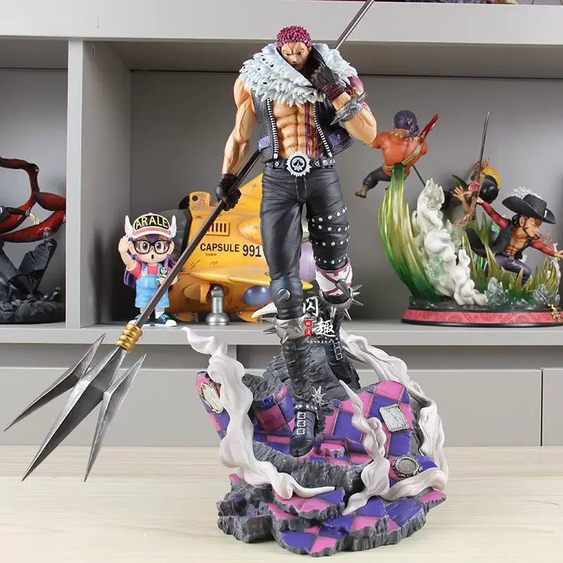 

One Piece Katakurikaga 2 Super Handheld 39cm Battle Form Gk Model Trendy Play Statue Anime Periphery Desktop Ornament Boy Gift