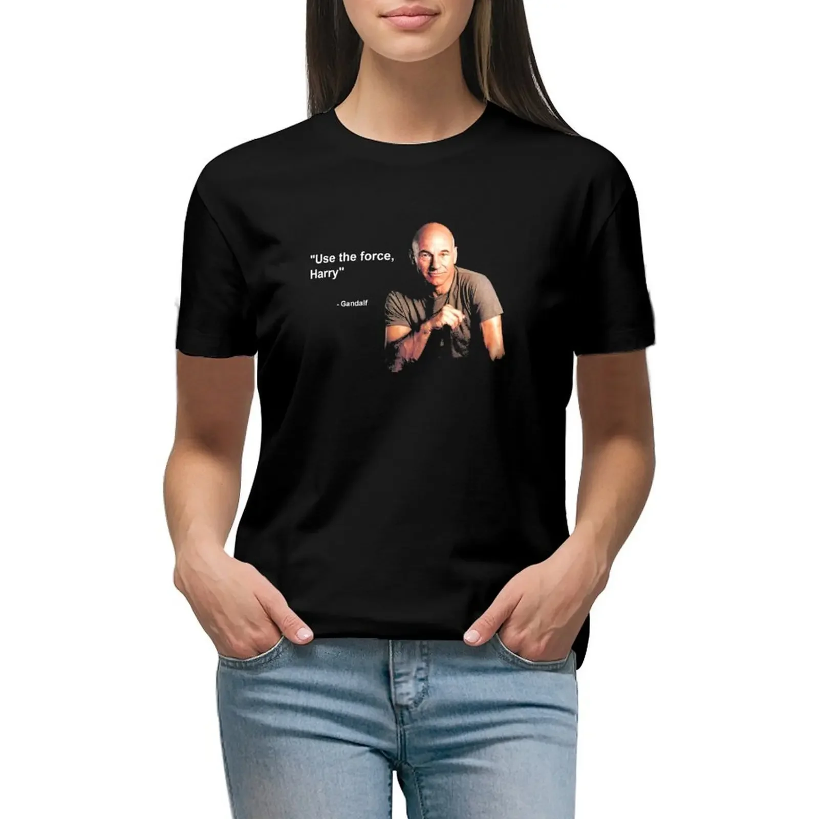 

Use the force Harry T-Shirt customs design your own summer tops summer top oversized workout shirts for Women