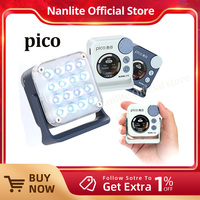 Nanlite pico LED Mini Pocket Light Full-color Magnetic Portable RGBW Photography Fill Light for Studio Outdoor Vlog Shooting