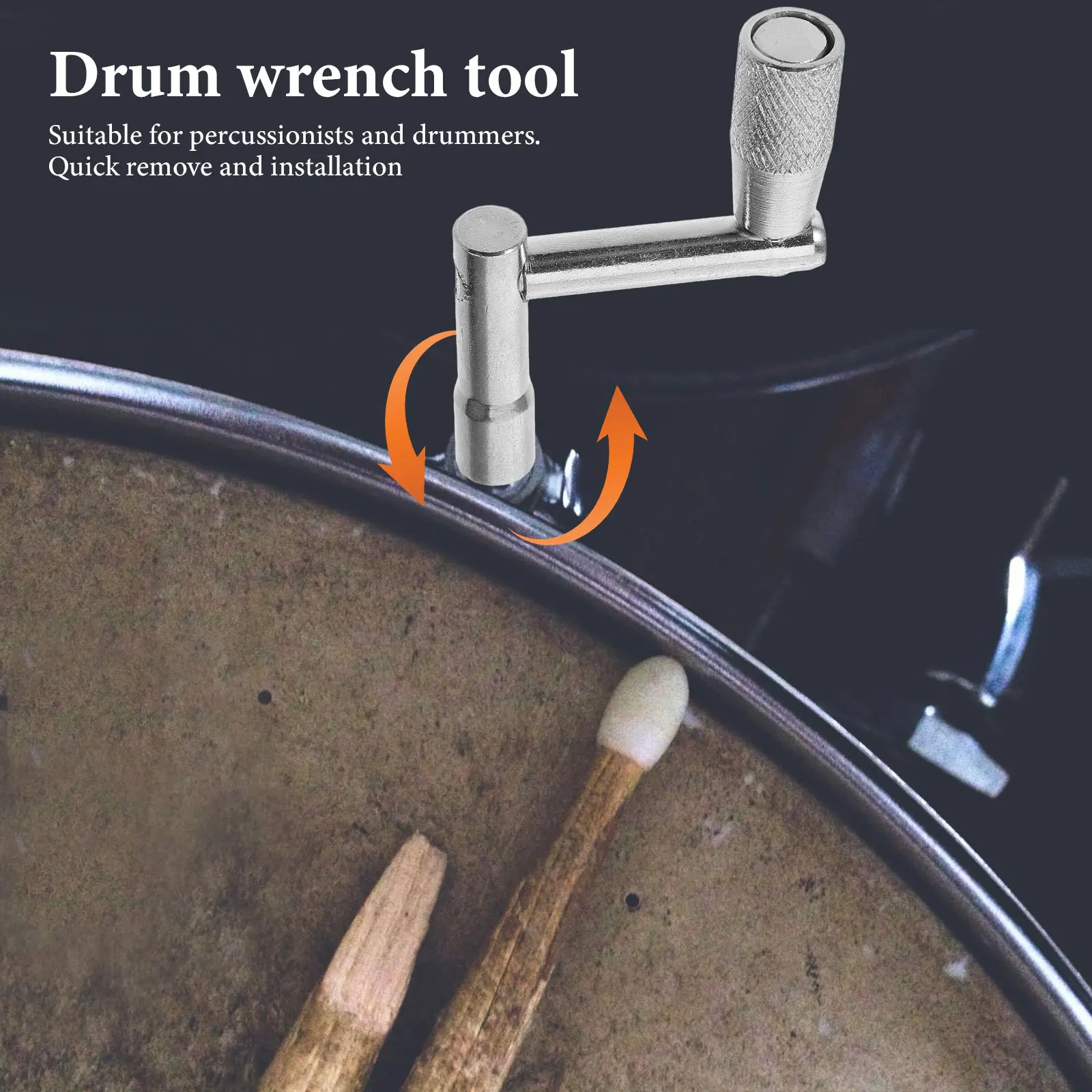 

Drum Keys Wrenches for Drummer Tuner Useful Percussion Instruments Parts Tuning Tools