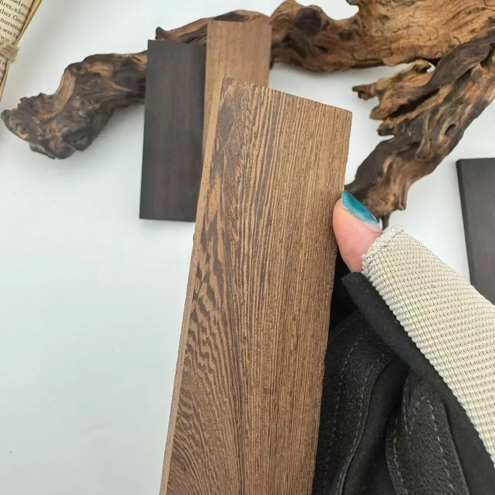 Unfinished Solid Wood Blank – 1 Piece, Knife Handle Scales for DIY Knife Making & Woodworking