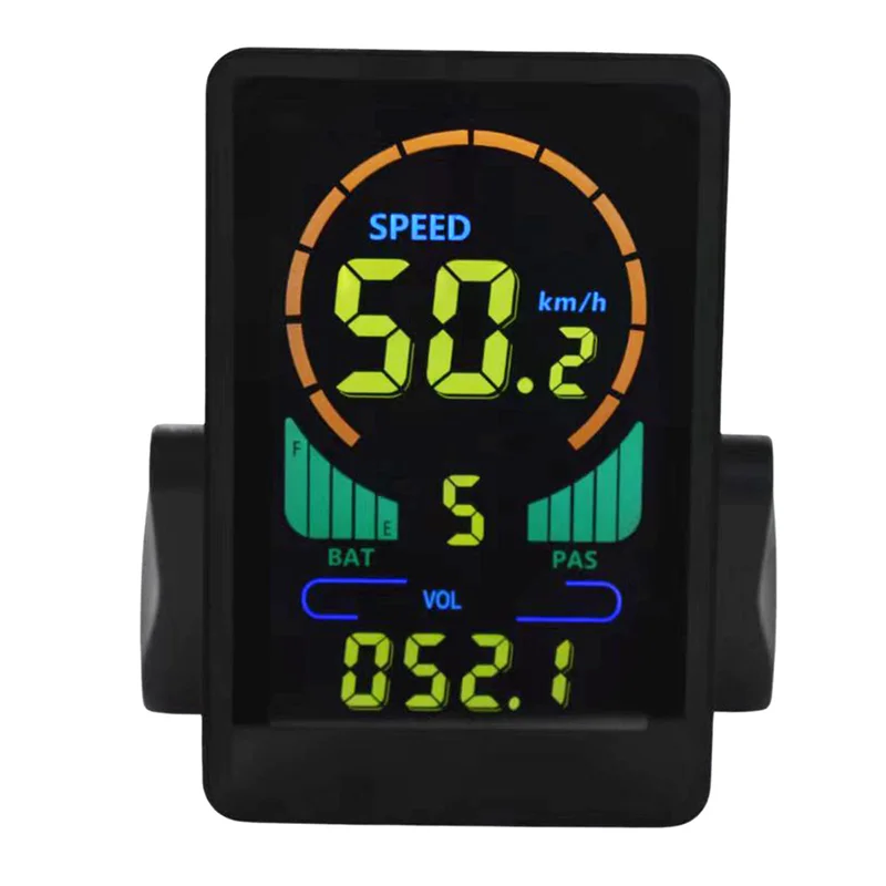 

New-M7C Electric Bike LCD Display Color Meter 24V-60V+36V 350W Sine Wave Controller E Scooter UART For Electric Bike