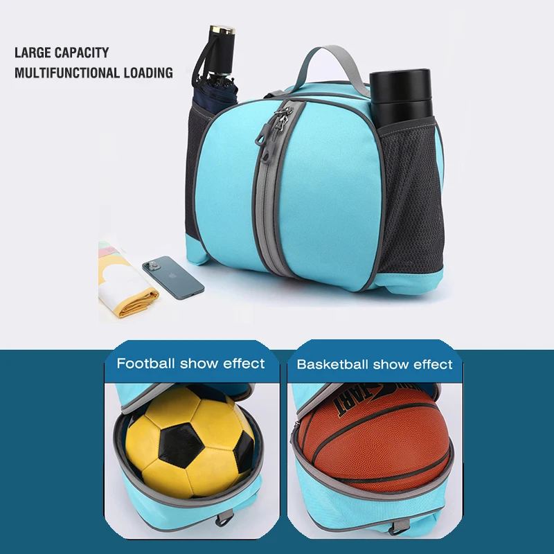 Basketball Storage Backpack personnality custom Soccer Storage Bag Sports Outdoor Multifunctional Training Backpacks print logo