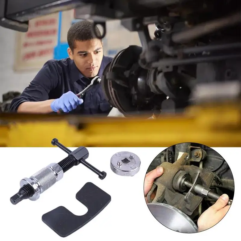 Car Brake Sub-Cylinder Adjustment Set Brake Pad Replacement Tool Brake Pad Adjuster For Most Cars With Right-hand Thread